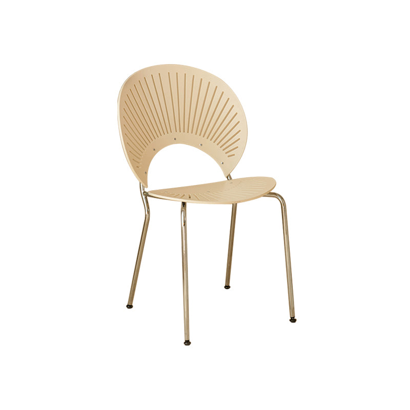 Contemporary Metal Dining Room Chairs Wood Dining Armless chairs for Home Use Clearhalo ' kitchen&dining_furn' 'Dining Chairs' 'Dining Tables & Seating' 'dining_chair' 'furn' 'furn_dining_chair' 'Furniture' 'furniture_dining_chair' 'Kitchen & Dining Furniture' 'kitchen' 3827040