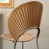 Contemporary Metal Dining Room Chairs Wood Dining Armless chairs for Home Use Clearhalo ' kitchen&dining_furn' 'Dining Chairs' 'Dining Tables & Seating' 'dining_chair' 'furn' 'furn_dining_chair' 'Furniture' 'furniture_dining_chair' 'Kitchen & Dining Furniture' 'kitchen' 3827042