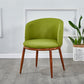 Scandinavian Home Side Chair Parsons Back Metal Upholstered Dining Room Chair Green 1 Piece Clearhalo ' kitchen&dining_furn' 'Dining Chairs' 'Dining Tables & Seating' 'dining_chair' 'furn' 'furn_dining_chair' 'Furniture' 'furniture_dining_chair' 'Kitchen & Dining Furniture' 'kitchen' 3827068