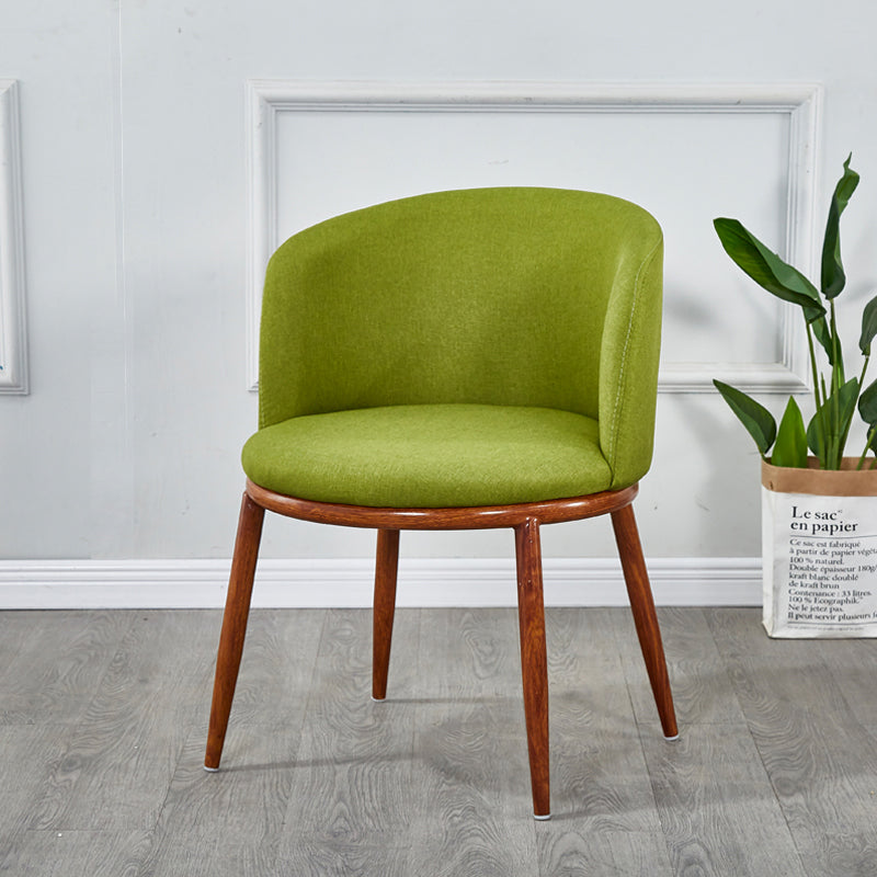 Scandinavian Home Side Chair Parsons Back Metal Upholstered Dining Room Chair Green 1 Piece Clearhalo ' kitchen&dining_furn' 'Dining Chairs' 'Dining Tables & Seating' 'dining_chair' 'furn' 'furn_dining_chair' 'Furniture' 'furniture_dining_chair' 'Kitchen & Dining Furniture' 'kitchen' 3827068