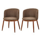 Scandinavian Home Side Chair Parsons Back Metal Upholstered Dining Room Chair Coffee 2 Piece Set Clearhalo ' kitchen&dining_furn' 'Dining Chairs' 'Dining Tables & Seating' 'dining_chair' 'furn' 'furn_dining_chair' 'Furniture' 'furniture_dining_chair' 'Kitchen & Dining Furniture' 'kitchen' 3827098