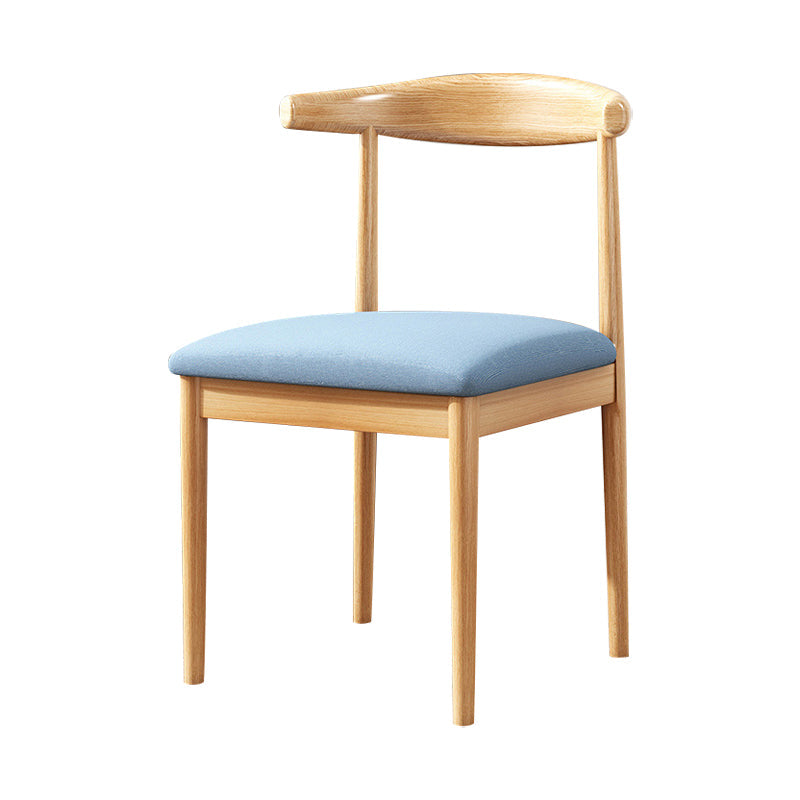 Home Contemporary Side Chair Open Back Metal Upholstered Dining Room Chair Clearhalo ' kitchen&dining_furn' 'Dining Chairs' 'Dining Tables & Seating' 'dining_chair' 'furn' 'furn_dining_chair' 'Furniture' 'furniture_dining_chair' 'Kitchen & Dining Furniture' 'kitchen' 3827193