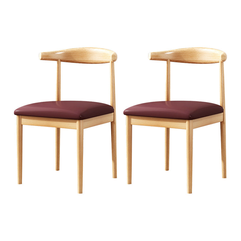 Home Contemporary Side Chair Open Back Metal Upholstered Dining Room Chair Coffee 2 Piece Set Clearhalo ' kitchen&dining_furn' 'Dining Chairs' 'Dining Tables & Seating' 'dining_chair' 'furn' 'furn_dining_chair' 'Furniture' 'furniture_dining_chair' 'Kitchen & Dining Furniture' 'kitchen' 3827214