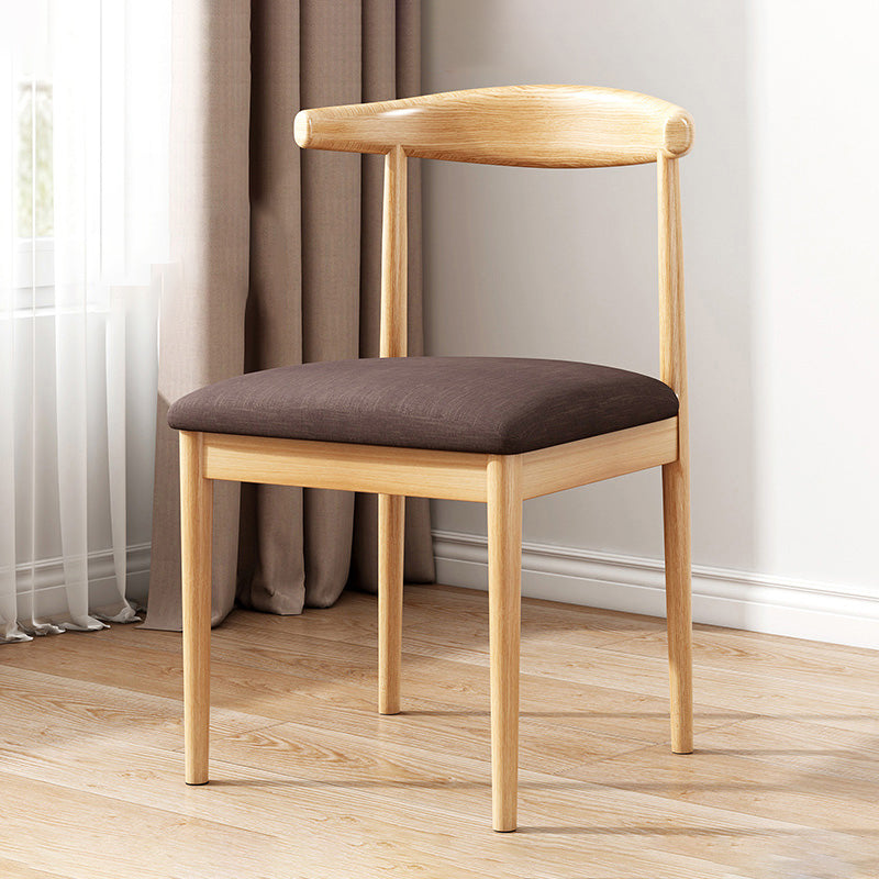 Home Contemporary Side Chair Open Back Metal Upholstered Dining Room Chair Light Coffee 1 Piece Clearhalo ' kitchen&dining_furn' 'Dining Chairs' 'Dining Tables & Seating' 'dining_chair' 'furn' 'furn_dining_chair' 'Furniture' 'furniture_dining_chair' 'Kitchen & Dining Furniture' 'kitchen' 3827216