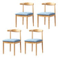 Home Contemporary Side Chair Open Back Metal Upholstered Dining Room Chair Blue 4 Piece Set Clearhalo ' kitchen&dining_furn' 'Dining Chairs' 'Dining Tables & Seating' 'dining_chair' 'furn' 'furn_dining_chair' 'Furniture' 'furniture_dining_chair' 'Kitchen & Dining Furniture' 'kitchen' 3827221