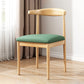 Home Contemporary Side Chair Open Back Metal Upholstered Dining Room Chair Green 1 Piece Clearhalo ' kitchen&dining_furn' 'Dining Chairs' 'Dining Tables & Seating' 'dining_chair' 'furn' 'furn_dining_chair' 'Furniture' 'furniture_dining_chair' 'Kitchen & Dining Furniture' 'kitchen' 3827222