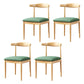 Home Contemporary Side Chair Open Back Metal Upholstered Dining Room Chair Green 4 Piece Set Clearhalo ' kitchen&dining_furn' 'Dining Chairs' 'Dining Tables & Seating' 'dining_chair' 'furn' 'furn_dining_chair' 'Furniture' 'furniture_dining_chair' 'Kitchen & Dining Furniture' 'kitchen' 3827224