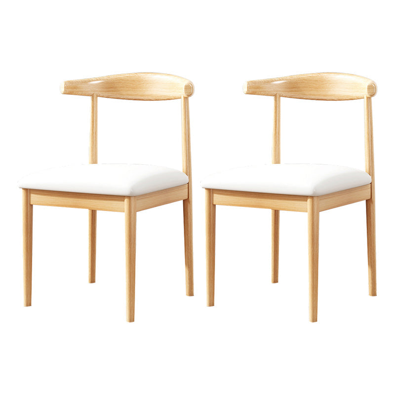 Home Contemporary Side Chair Open Back Metal Upholstered Dining Room Chair White 2 Piece Set Clearhalo ' kitchen&dining_furn' 'Dining Chairs' 'Dining Tables & Seating' 'dining_chair' 'furn' 'furn_dining_chair' 'Furniture' 'furniture_dining_chair' 'Kitchen & Dining Furniture' 'kitchen' 3827226