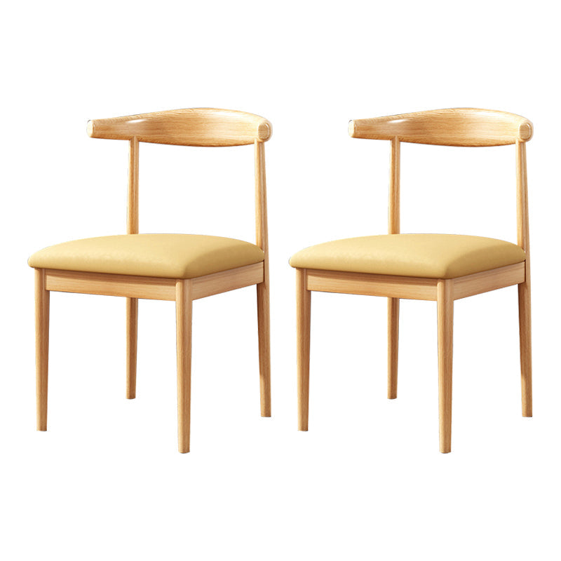 Home Contemporary Side Chair Open Back Metal Upholstered Dining Room Chair Beige 2 Piece Set Clearhalo ' kitchen&dining_furn' 'Dining Chairs' 'Dining Tables & Seating' 'dining_chair' 'furn' 'furn_dining_chair' 'Furniture' 'furniture_dining_chair' 'Kitchen & Dining Furniture' 'kitchen' 3827229