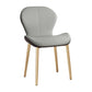 Leather Contemporary Home Side Chair Wingback Matte Finish Dining Chair Grey 1 Piece Brass Gold Clearhalo ' kitchen&dining_furn' 'Dining Chairs' 'Dining Tables & Seating' 'dining_chair' 'furn' 'furn_dining_chair' 'Furniture' 'furniture_dining_chair' 'Kitchen & Dining Furniture' 'kitchen' 3827238