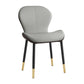 Leather Contemporary Home Side Chair Wingback Matte Finish Dining Chair Grey 1 Piece Black Gold Clearhalo ' kitchen&dining_furn' 'Dining Chairs' 'Dining Tables & Seating' 'dining_chair' 'furn' 'furn_dining_chair' 'Furniture' 'furniture_dining_chair' 'Kitchen & Dining Furniture' 'kitchen' 3827243