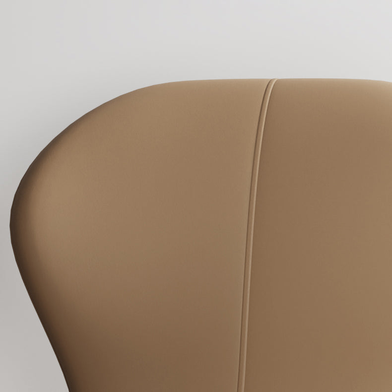 Leather Contemporary Home Side Chair Wingback Matte Finish Dining Chair Clearhalo ' kitchen&dining_furn' 'Dining Chairs' 'Dining Tables & Seating' 'dining_chair' 'furn' 'furn_dining_chair' 'Furniture' 'furniture_dining_chair' 'Kitchen & Dining Furniture' 'kitchen' 3827244