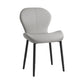 Leather Contemporary Home Side Chair Wingback Matte Finish Dining Chair Light Gray 1 Piece Black Clearhalo ' kitchen&dining_furn' 'Dining Chairs' 'Dining Tables & Seating' 'dining_chair' 'furn' 'furn_dining_chair' 'Furniture' 'furniture_dining_chair' 'Kitchen & Dining Furniture' 'kitchen' 3827263