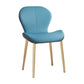 Leather Contemporary Home Side Chair Wingback Matte Finish Dining Chair Blue 1 Piece Brass Gold Clearhalo ' kitchen&dining_furn' 'Dining Chairs' 'Dining Tables & Seating' 'dining_chair' 'furn' 'furn_dining_chair' 'Furniture' 'furniture_dining_chair' 'Kitchen & Dining Furniture' 'kitchen' 3827293
