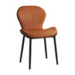 Leather Contemporary Home Side Chair Wingback Matte Finish Dining Chair Orange 1 Piece Black Clearhalo ' kitchen&dining_furn' 'Dining Chairs' 'Dining Tables & Seating' 'dining_chair' 'furn' 'furn_dining_chair' 'Furniture' 'furniture_dining_chair' 'Kitchen & Dining Furniture' 'kitchen' 3827305
