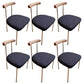 Industrial Style Upholstered Dining Side Chairs Open Back Dining Armless Chairs Gloss Black 6 Piece Set Clearhalo ' kitchen&dining_furn' 'Dining Chairs' 'Dining Tables & Seating' 'dining_chair' 'furn' 'furn_dining_chair' 'Furniture' 'furniture_dining_chair' 'Kitchen & Dining Furniture' 'kitchen' 3827364
