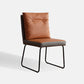 Contemporary Metal Dining Room Chairs Upholstered Dining Armless chairs for Home Use Clearhalo ' kitchen&dining_furn' 'Dining Chairs' 'Dining Tables & Seating' 'dining_chair' 'furn' 'furn_dining_chair' 'Furniture' 'furniture_dining_chair' 'Kitchen & Dining Furniture' 'kitchen' 3827377