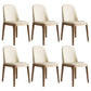 Scandinavian Home Side Chair Parsons Back Wood Armless Dining Room Chair Clearhalo ' kitchen&dining_furn' 'Dining Chairs' 'Dining Tables & Seating' 'dining_chair' 'furn' 'furn_dining_chair' 'Furniture' 'furniture_dining_chair' 'Kitchen & Dining Furniture' 'kitchen' 3827414