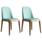 Scandinavian Home Side Chair Parsons Back Wood Armless Dining Room Chair Gray-Green 2 Piece Set Clearhalo ' kitchen&dining_furn' 'Dining Chairs' 'Dining Tables & Seating' 'dining_chair' 'furn' 'furn_dining_chair' 'Furniture' 'furniture_dining_chair' 'Kitchen & Dining Furniture' 'kitchen' 3827440
