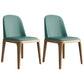 Scandinavian Home Side Chair Parsons Back Wood Armless Dining Room Chair Dark Blue 2 Piece Set Clearhalo ' kitchen&dining_furn' 'Dining Chairs' 'Dining Tables & Seating' 'dining_chair' 'furn' 'furn_dining_chair' 'Furniture' 'furniture_dining_chair' 'Kitchen & Dining Furniture' 'kitchen' 3827452