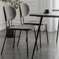 Industrial Style Linen Fabric Dining Chair Open Back Dining Side Armless Chair Clearhalo ' kitchen&dining_furn' 'Dining Chairs' 'Dining Tables & Seating' 'dining_chair' 'furn' 'furn_dining_chair' 'Furniture' 'furniture_dining_chair' 'Kitchen & Dining Furniture' 'kitchen' 3827523