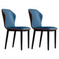 Upholstered Scandinavian Home Side Chair Wingback Matte Finish Dining Chair Sky Blue 2 Piece Set Clearhalo ' kitchen&dining_furn' 'Dining Chairs' 'Dining Tables & Seating' 'dining_chair' 'furn' 'furn_dining_chair' 'Furniture' 'furniture_dining_chair' 'Kitchen & Dining Furniture' 'kitchen' 3827559