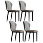 Upholstered Scandinavian Home Side Chair Wingback Matte Finish Dining Chair Smoke Gray 4 Piece Set Clearhalo ' kitchen&dining_furn' 'Dining Chairs' 'Dining Tables & Seating' 'dining_chair' 'furn' 'furn_dining_chair' 'Furniture' 'furniture_dining_chair' 'Kitchen & Dining Furniture' 'kitchen' 3827566