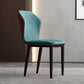 Upholstered Scandinavian Home Side Chair Wingback Matte Finish Dining Chair Purplish Blue 1 Piece Clearhalo ' kitchen&dining_furn' 'Dining Chairs' 'Dining Tables & Seating' 'dining_chair' 'furn' 'furn_dining_chair' 'Furniture' 'furniture_dining_chair' 'Kitchen & Dining Furniture' 'kitchen' 3827567