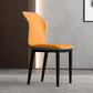 Upholstered Scandinavian Home Side Chair Wingback Matte Finish Dining Chair Orange-Gray 1 Piece Clearhalo ' kitchen&dining_furn' 'Dining Chairs' 'Dining Tables & Seating' 'dining_chair' 'furn' 'furn_dining_chair' 'Furniture' 'furniture_dining_chair' 'Kitchen & Dining Furniture' 'kitchen' 3827594