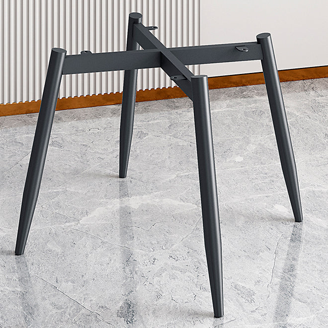 Home Scandinavian Side Chair Solid Back Metal Dining Room Chair with Black Legs Clearhalo ' kitchen&dining_furn' 'Dining Chairs' 'Dining Tables & Seating' 'dining_chair' 'furn' 'furn_dining_chair' 'Furniture' 'furniture_dining_chair' 'Kitchen & Dining Furniture' 'kitchen' 3827614