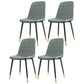 Home Scandinavian Side Chair Solid Back Metal Dining Room Chair with Black Legs Green 4 Piece Set Brass Gold Clearhalo ' kitchen&dining_furn' 'Dining Chairs' 'Dining Tables & Seating' 'dining_chair' 'furn' 'furn_dining_chair' 'Furniture' 'furniture_dining_chair' 'Kitchen & Dining Furniture' 'kitchen' 3827659