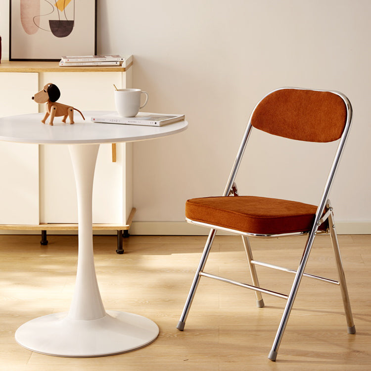 Open Back Dining Side Chair Foldable Upholstered Armless Dining Chairs Clearhalo ' kitchen&dining_furn' 'Dining Chairs' 'Dining Tables & Seating' 'dining_chair' 'furn' 'furn_dining_chair' 'Furniture' 'furniture_dining_chair' 'Kitchen & Dining Furniture' 'kitchen' 3827696