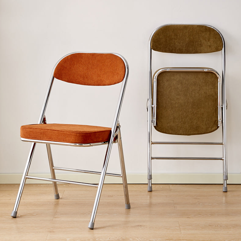 Open Back Dining Side Chair Foldable Upholstered Armless Dining Chairs Clearhalo ' kitchen&dining_furn' 'Dining Chairs' 'Dining Tables & Seating' 'dining_chair' 'furn' 'furn_dining_chair' 'Furniture' 'furniture_dining_chair' 'Kitchen & Dining Furniture' 'kitchen' 3827716