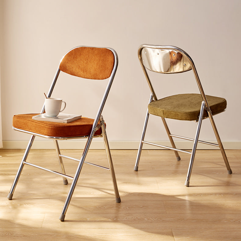 Open Back Dining Side Chair Foldable Upholstered Armless Dining Chairs Clearhalo ' kitchen&dining_furn' 'Dining Chairs' 'Dining Tables & Seating' 'dining_chair' 'furn' 'furn_dining_chair' 'Furniture' 'furniture_dining_chair' 'Kitchen & Dining Furniture' 'kitchen' 3827721