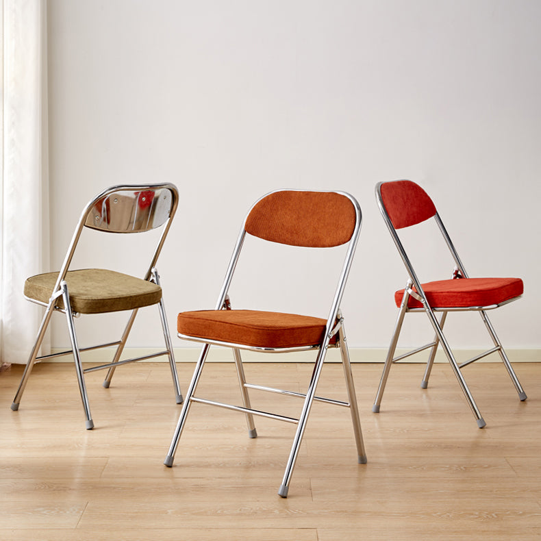 Open Back Dining Side Chair Foldable Upholstered Armless Dining Chairs Clearhalo ' kitchen&dining_furn' 'Dining Chairs' 'Dining Tables & Seating' 'dining_chair' 'furn' 'furn_dining_chair' 'Furniture' 'furniture_dining_chair' 'Kitchen & Dining Furniture' 'kitchen' 3827723