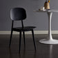 Contemporary Plastic Dining Chairs Open Back Dining Side Armless Chairs for Kitchen Black 1 Piece Clearhalo ' kitchen&dining_furn' 'Dining Chairs' 'Dining Tables & Seating' 'dining_chair' 'furn' 'furn_dining_chair' 'Furniture' 'furniture_dining_chair' 'Kitchen & Dining Furniture' 'kitchen' 3827765