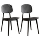 Contemporary Plastic Dining Chairs Open Back Dining Side Armless Chairs for Kitchen Grey 2 Piece Set Clearhalo ' kitchen&dining_furn' 'Dining Chairs' 'Dining Tables & Seating' 'dining_chair' 'furn' 'furn_dining_chair' 'Furniture' 'furniture_dining_chair' 'Kitchen & Dining Furniture' 'kitchen' 3827773