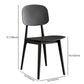 Contemporary Plastic Dining Chairs Open Back Dining Side Armless Chairs for Kitchen Clearhalo ' kitchen&dining_furn' 'Dining Chairs' 'Dining Tables & Seating' 'dining_chair' 'furn' 'furn_dining_chair' 'Furniture' 'furniture_dining_chair' 'Kitchen & Dining Furniture' 'kitchen' 3827782