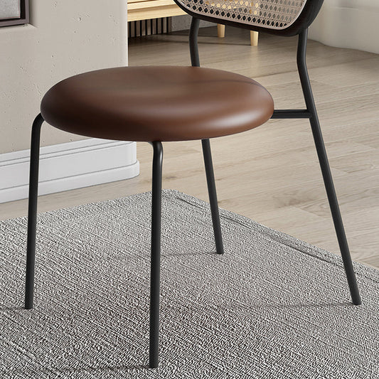 Contemporary Style Kitchen Square Dining Chair Open Back Side Armless Chair Clearhalo ' kitchen&dining_furn' 'Dining Chairs' 'Dining Tables & Seating' 'dining_chair' 'furn' 'furn_dining_chair' 'Furniture' 'furniture_dining_chair' 'Kitchen & Dining Furniture' 'kitchen' 3827809