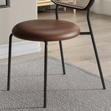 Contemporary Style Kitchen Square Dining Chair Open Back Side Armless Chair Clearhalo ' kitchen&dining_furn' 'Dining Chairs' 'Dining Tables & Seating' 'dining_chair' 'furn' 'furn_dining_chair' 'Furniture' 'furniture_dining_chair' 'Kitchen & Dining Furniture' 'kitchen' 3827809