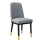 Scandinavian Style Metal Dining Chair Dining Room Upholstered Parsons Armless Chair Clearhalo ' kitchen&dining_furn' 'Dining Chairs' 'Dining Tables & Seating' 'dining_chair' 'furn' 'furn_dining_chair' 'Furniture' 'furniture_dining_chair' 'Kitchen & Dining Furniture' 'kitchen' 3827822