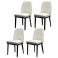 Scandinavian Style Metal Dining Chair Dining Room Upholstered Parsons Armless Chair Cream Gray 4 Piece Set Black Clearhalo ' kitchen&dining_furn' 'Dining Chairs' 'Dining Tables & Seating' 'dining_chair' 'furn' 'furn_dining_chair' 'Furniture' 'furniture_dining_chair' 'Kitchen & Dining Furniture' 'kitchen' 3827870