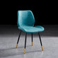 Modern Upholstered Armless Dining Chairs Wingback Side Chairs with Metal Legs Green 1 Piece Brass Gold Clearhalo ' kitchen&dining_furn' 'Dining Chairs' 'Dining Tables & Seating' 'dining_chair' 'furn' 'furn_dining_chair' 'Furniture' 'furniture_dining_chair' 'Kitchen & Dining Furniture' 'kitchen' 3828058