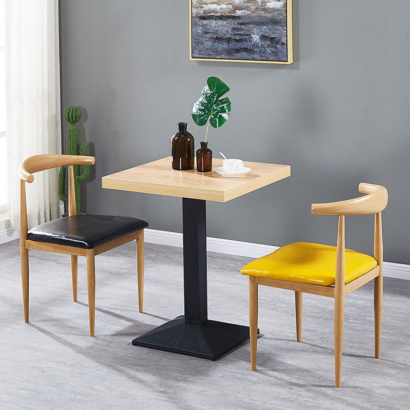 Contemporary Home Side Chair Open Back Metal Dining Room Chair Upholstered Clearhalo ' kitchen&dining_furn' 'Dining Chairs' 'Dining Tables & Seating' 'dining_chair' 'furn' 'furn_dining_chair' 'Furniture' 'furniture_dining_chair' 'Kitchen & Dining Furniture' 'kitchen' 3828107