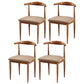 Contemporary Home Side Chair Open Back Metal Dining Room Chair Upholstered Light Brown 4 Piece Set Clearhalo ' kitchen&dining_furn' 'Dining Chairs' 'Dining Tables & Seating' 'dining_chair' 'furn' 'furn_dining_chair' 'Furniture' 'furniture_dining_chair' 'Kitchen & Dining Furniture' 'kitchen' 3828146