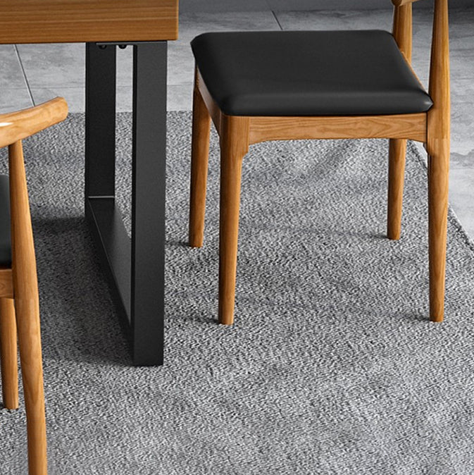 Modern Style Wooden Brown Dining¬†Room¬†Set Standard Height Home Dining Table Furniture Clearhalo 'Dining Room Sets' 'Dining Tables & Seating' 'dining_room_set' 'furn' 'furn_dining_room_set' 'Furniture' 'furniture_dining_room_set' 'Kitchen & Dining Furniture' 'kitchen&dining_furn' 'kitchen' 3831244