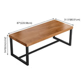 Modern Style Wooden Brown Dining¬†Room¬†Set Standard Height Home Dining Table Furniture Clearhalo 'Dining Room Sets' 'Dining Tables & Seating' 'dining_room_set' 'furn' 'furn_dining_room_set' 'Furniture' 'furniture_dining_room_set' 'Kitchen & Dining Furniture' 'kitchen&dining_furn' 'kitchen' 3831250