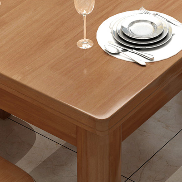 Traditional Kitchen Solid Wood Top Furniture of Standard Height Formal Dining¬†Room¬†Table¬†Set Clearhalo 'Dining Room Sets' 'Dining Tables & Seating' 'dining_room_set' 'furn' 'furn_dining_room_set' 'Furniture' 'furniture_dining_room_set' 'Kitchen & Dining Furniture' 'kitchen&dining_furn' 'kitchen' 3831268