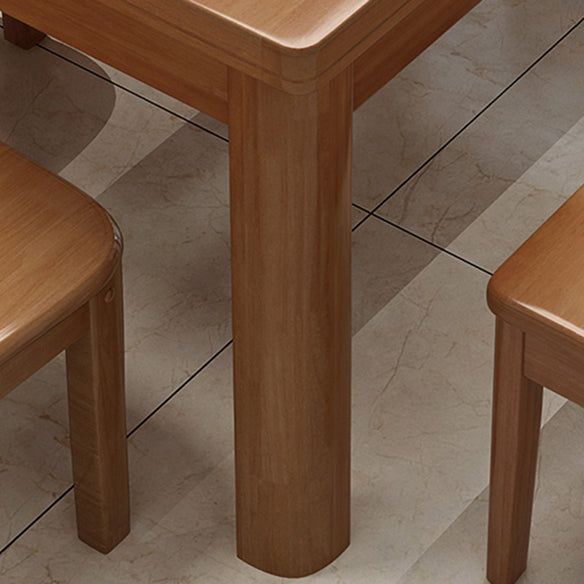 Traditional Kitchen Solid Wood Top Furniture of Standard Height Formal Dining¬†Room¬†Table¬†Set Clearhalo 'Dining Room Sets' 'Dining Tables & Seating' 'dining_room_set' 'furn' 'furn_dining_room_set' 'Furniture' 'furniture_dining_room_set' 'Kitchen & Dining Furniture' 'kitchen&dining_furn' 'kitchen' 3831271