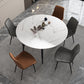 Contemporary Style 4-foot Dining Table Stone Home Furniture with Metal Leg Clearhalo ' dining_table' 'Dining Tables & Seating' 'Dining Tables' 'furn' 'furn_dining_table' 'Furniture' 'furniture_dining_table' 'Kitchen & Dining Furniture' 'kitchen&dining_furn' 'kitchen' 'kitchen_dining_table' 3831291